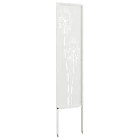 Pannello Decorativo da Giardino Altro Bianco 32 x 140 cm 876211
