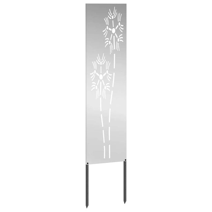 Schermo per privacy in giardino Traforo Argento 32 x 140 cm 876215