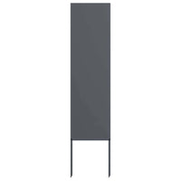 Pannello Decorativo da Giardino Altro Antracite 32 x 140 cm 876219