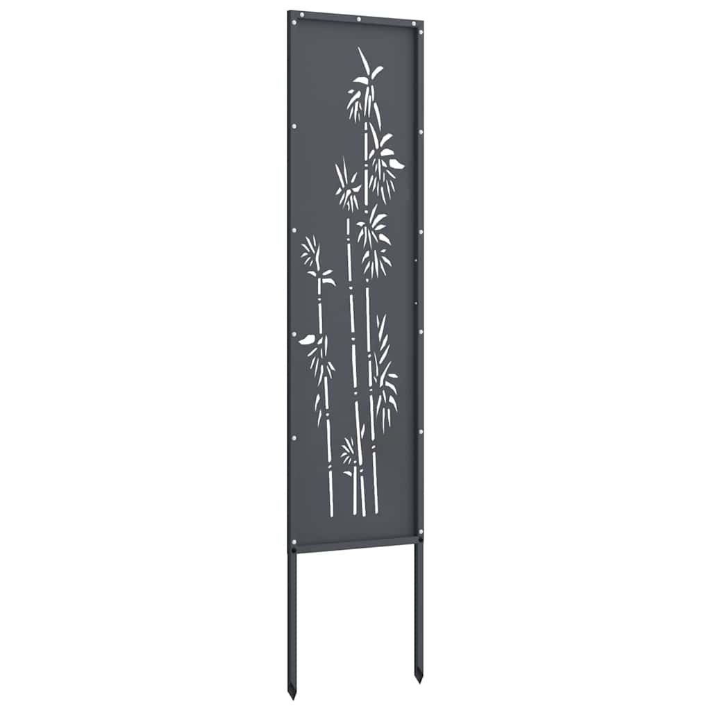 Schermo per privacy in giardino Floreale Antracite 32 x 140 cm 876226