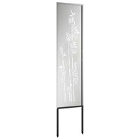 Schermo per privacy in giardino Floreale Argento 32 x 140 cm 876229