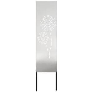 Schermo per privacy in giardino Traforo Argento 32 x 140 cm 876235