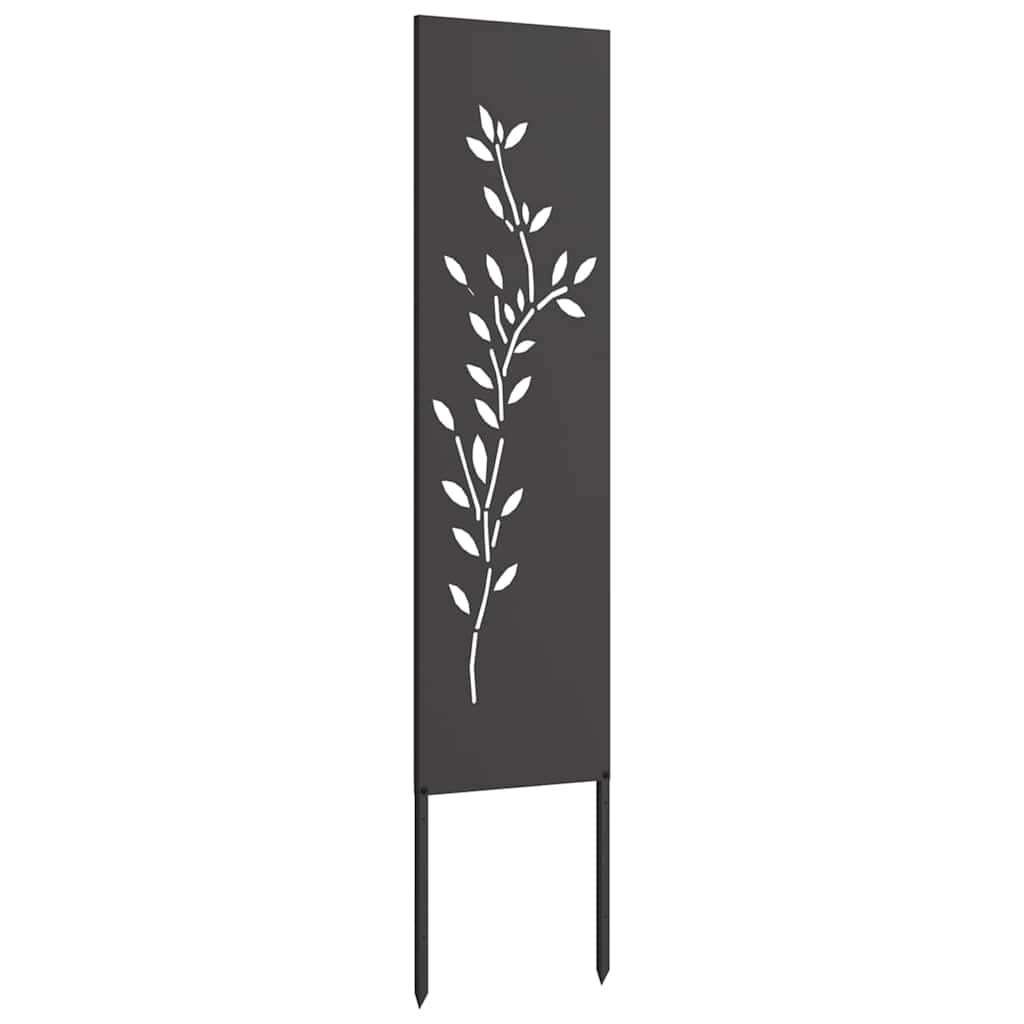 Pannello Decorativo da Giardino Altro Nero 32 x 140 cm 876252
