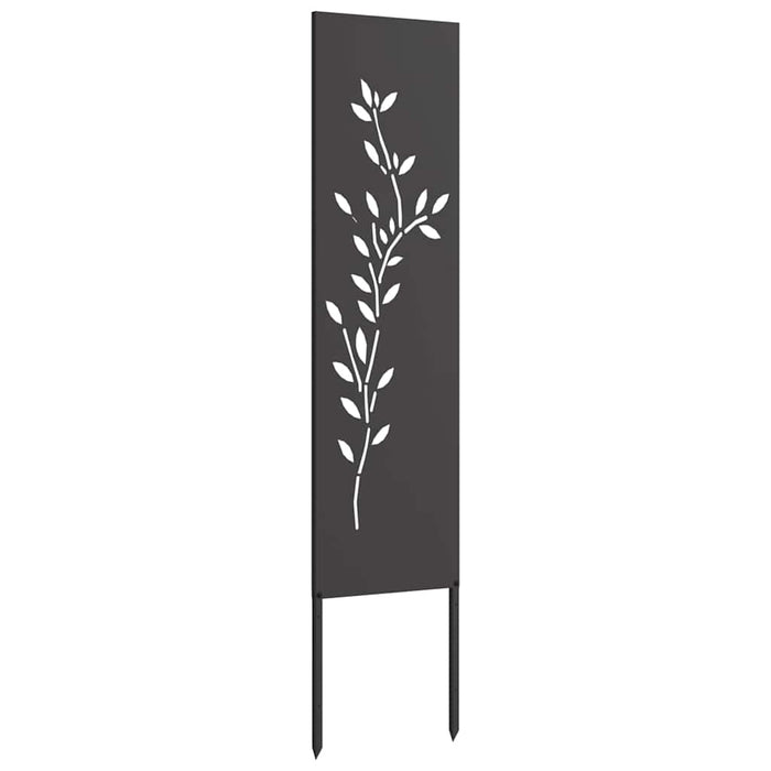 Pannello Decorativo da Giardino Altro Nero 32 x 140 cm 876252