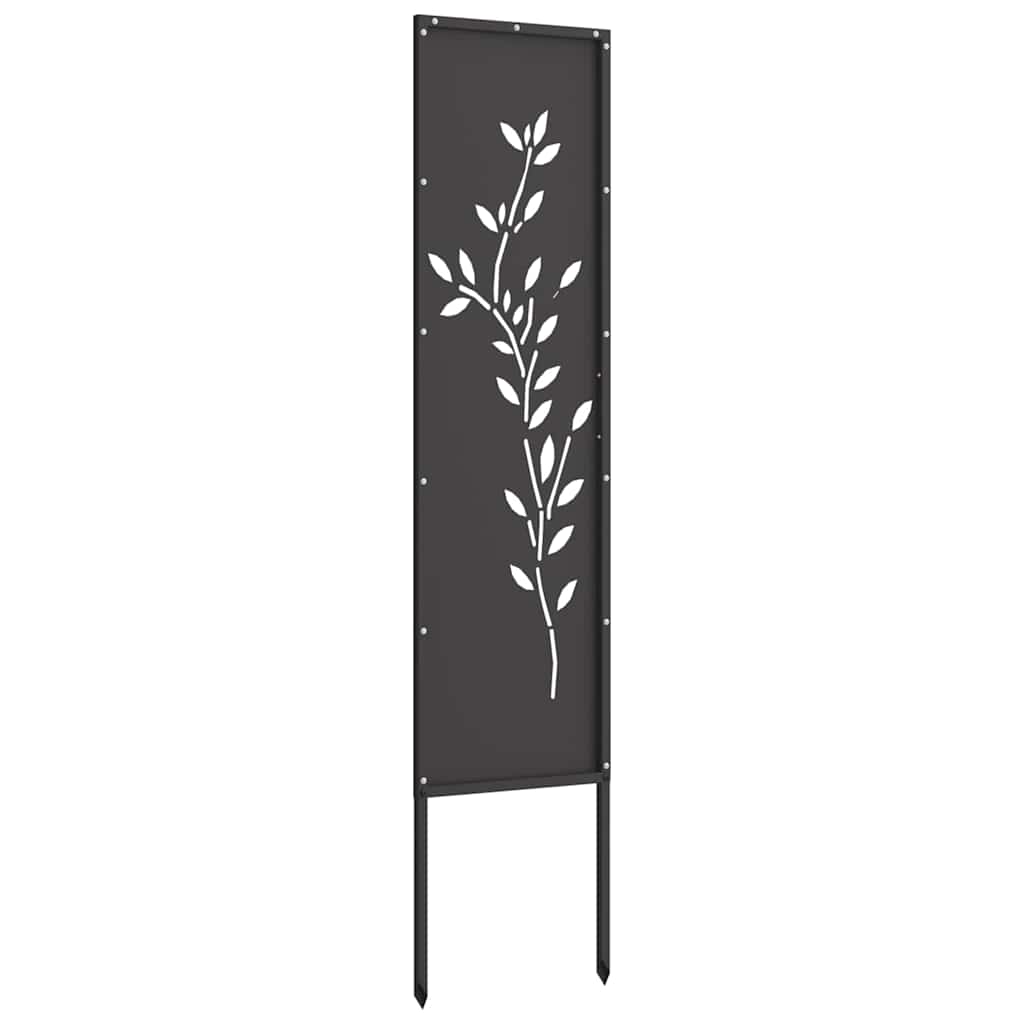 Pannello Decorativo da Giardino Altro Nero 32 x 140 cm 876252