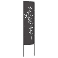 Pannello Decorativo da Giardino Altro Nero 32 x 140 cm 876252