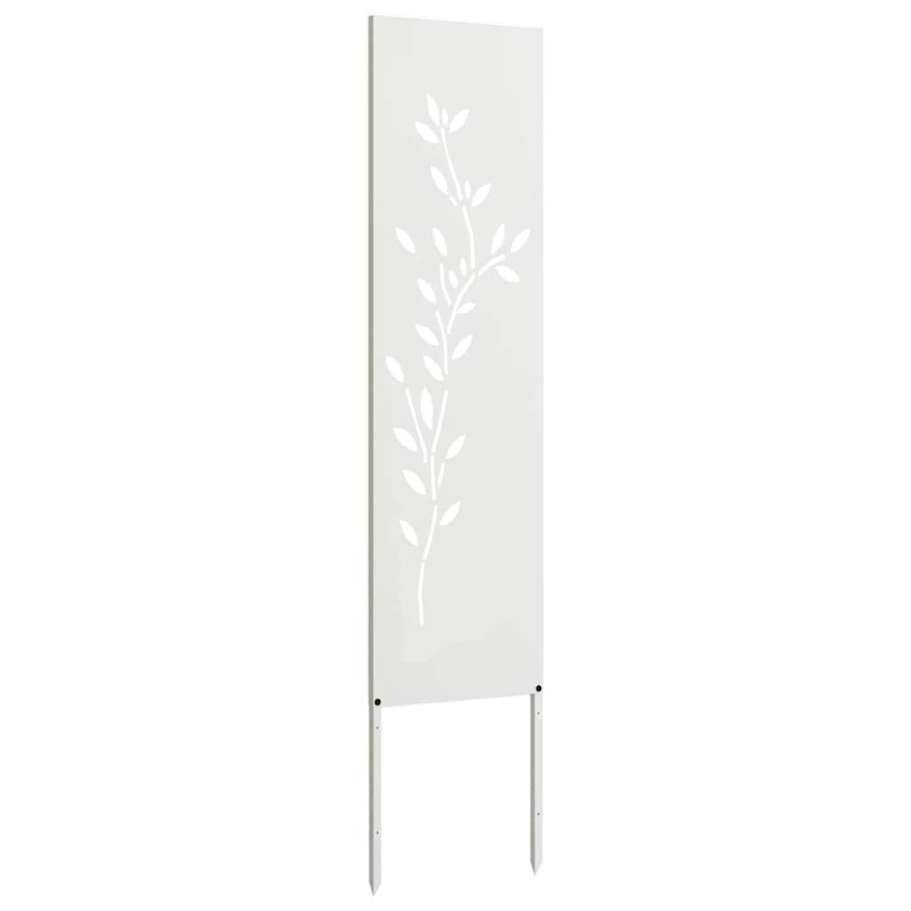 Pannello Decorativo da Giardino Altro Bianco 32 x 140 cm 876253