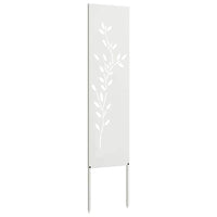 vidaXL Pannello Decorativo da Giardino Altro Bianco 32 x 140 cm