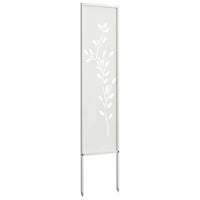 vidaXL Pannello Decorativo da Giardino Altro Bianco 32 x 140 cm