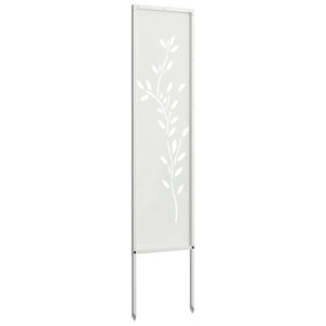 vidaXL Pannello Decorativo da Giardino Altro Bianco 32 x 140 cm