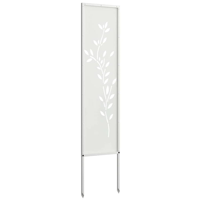 vidaXL Pannello Decorativo da Giardino Altro Bianco 32 x 140 cm