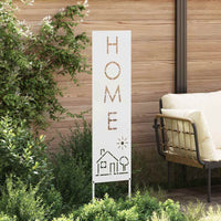 vidaXL Schermo per privacy in giardino Traforo Bianco 32 x 140 cm