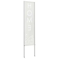 vidaXL Schermo per privacy in giardino Traforo Bianco 32 x 140 cm