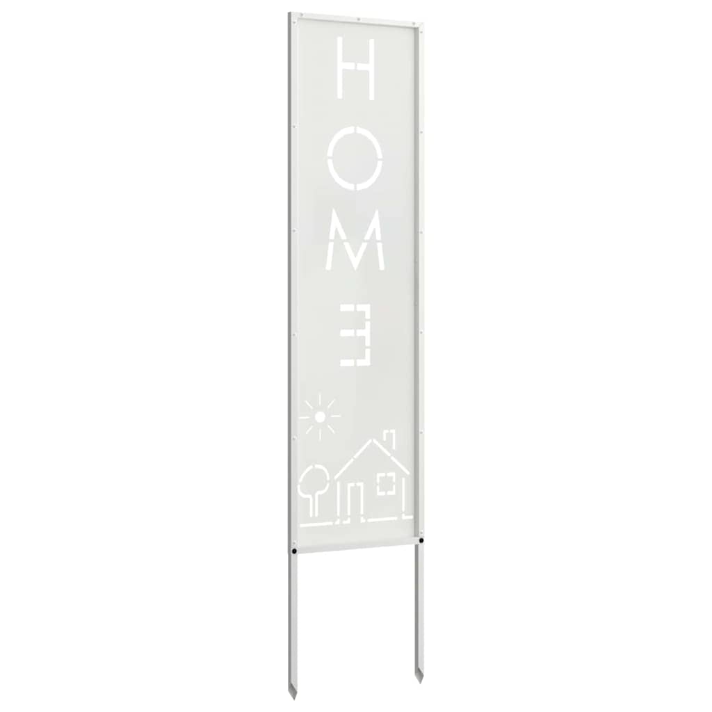 Schermo per privacy in giardino Traforo Bianco 32 x 140 cm 876267