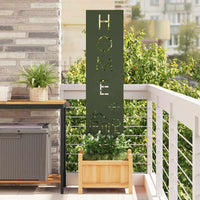 Schermo per privacy in giardino Oliver verde 32 x 140 cm 876269