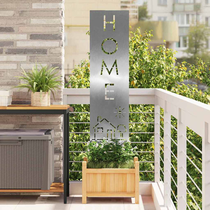 Schermo per privacy in giardino Traforo Argento 32 x 140 cm 876270