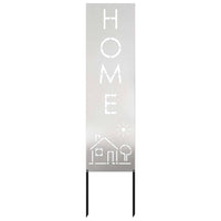 vidaXL Schermo per privacy in giardino Traforo Argento 32 x 140 cm