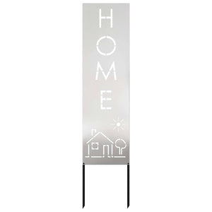 vidaXL Schermo per privacy in giardino Traforo Argento 32 x 140 cm