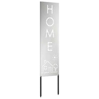 vidaXL Schermo per privacy in giardino Traforo Argento 32 x 140 cm