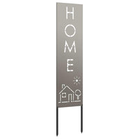 vidaXL Schermo per privacy in giardino Traforo Ruggine 32 x 140 cm