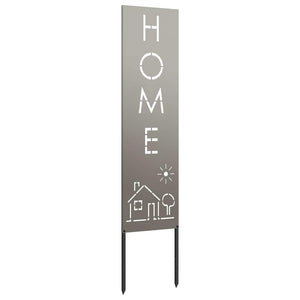 vidaXL Schermo per privacy in giardino Traforo Ruggine 32 x 140 cm