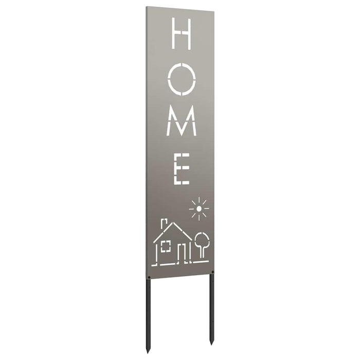 vidaXL Schermo per privacy in giardino Traforo Ruggine 32 x 140 cm