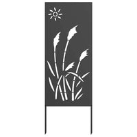 vidaXL Schermo per privacy in giardino Traforo Nero 50 x 140 cm