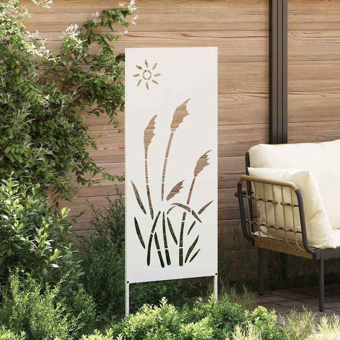 Schermo per privacy in giardino Traforo Bianco 50 x 140 cm 876274