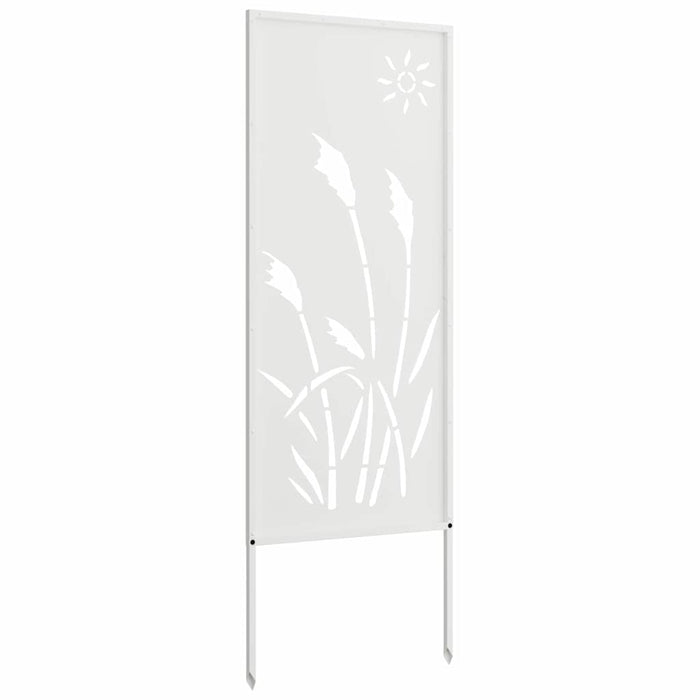 vidaXL Schermo per privacy in giardino Traforo Bianco 50 x 140 cm