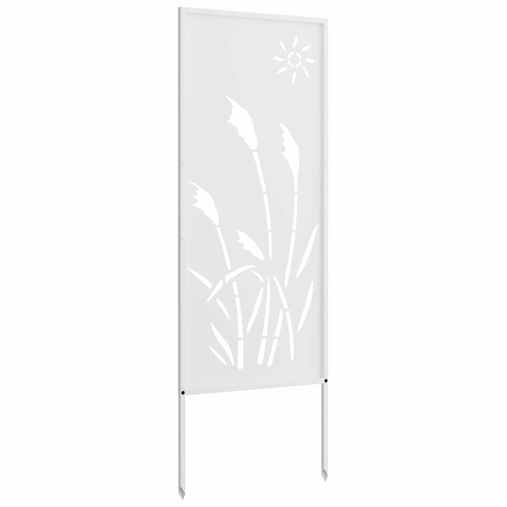 Schermo per privacy in giardino Traforo Bianco 50 x 140 cm 876274