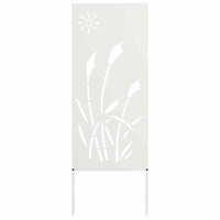 Schermo per privacy in giardino Traforo Bianco 50 x 140 cm 876274