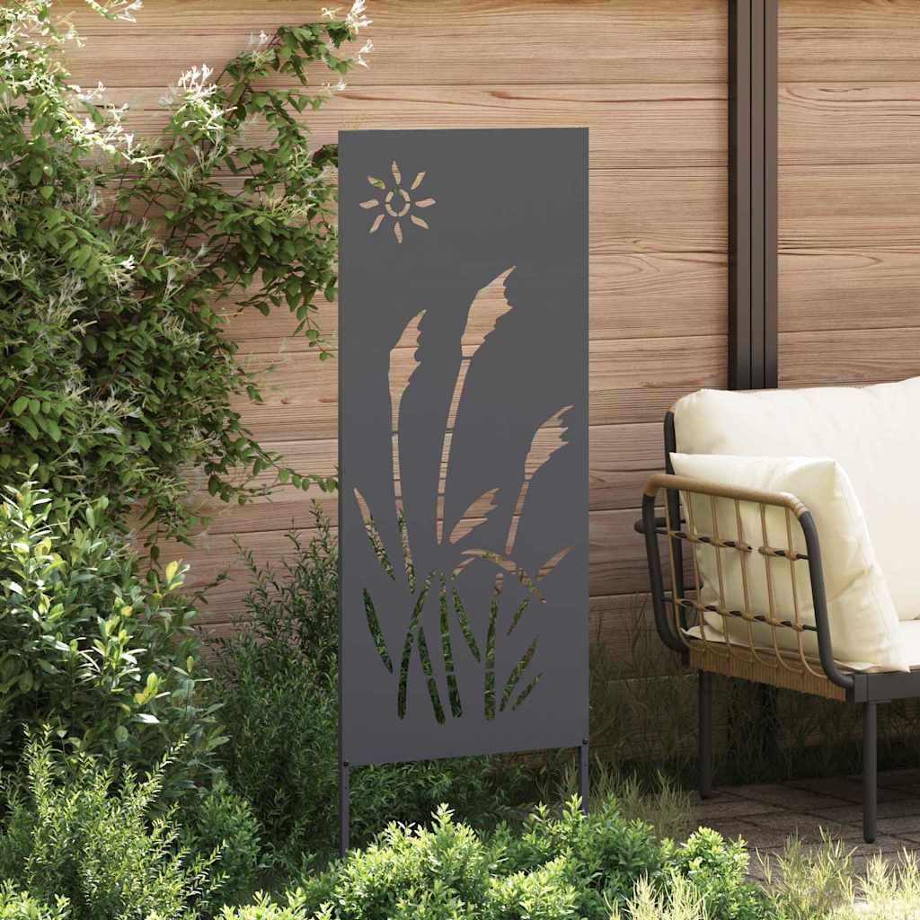 Schermo per privacy in giardino Traforo Antracite 50 x 140 cm 876275