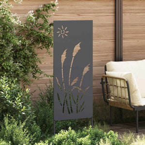 Schermo per privacy in giardino Traforo Antracite 50 x 140 cm 876275