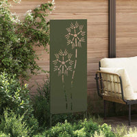 Schermo per privacy in giardino Oliver verde 50 x 140 cm 876283