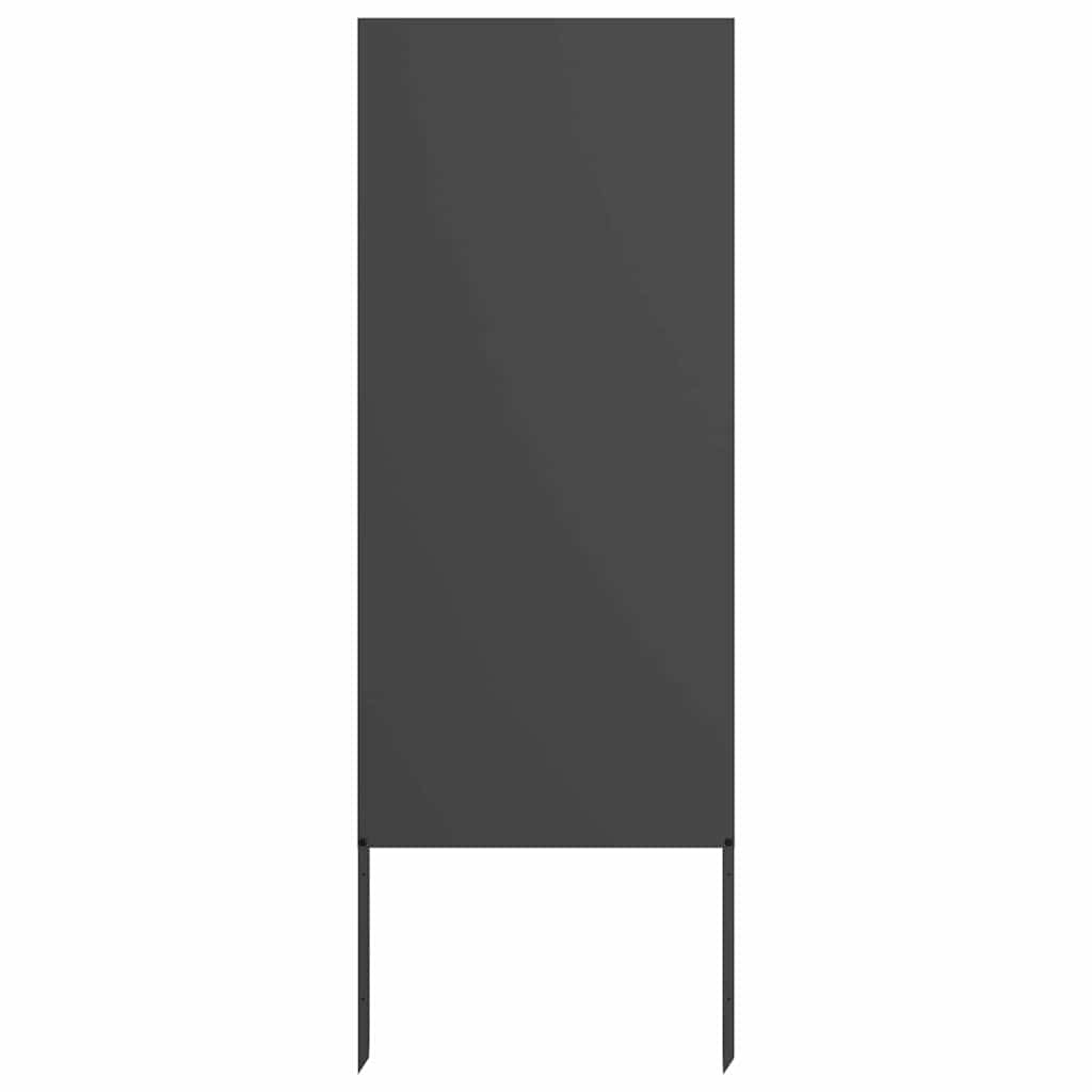 Schermo per privacy in giardino Traforo Nero 50 x 140 cm 876287