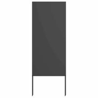 Schermo per privacy in giardino Traforo Nero 50 x 140 cm 876287