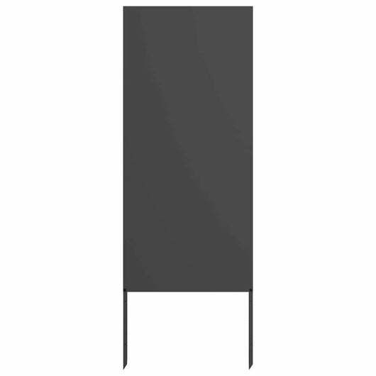 Schermo per privacy in giardino Traforo Nero 50 x 140 cm 876287