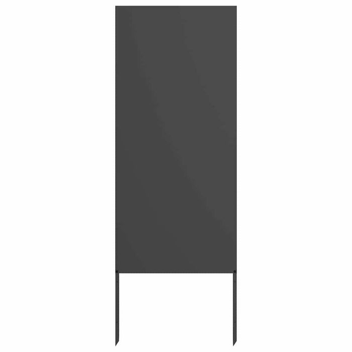 Schermo per privacy in giardino Traforo Nero 50 x 140 cm 876287