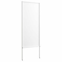 Schermo per privacy in giardino Traforo Bianco 50 x 140 cm 876288