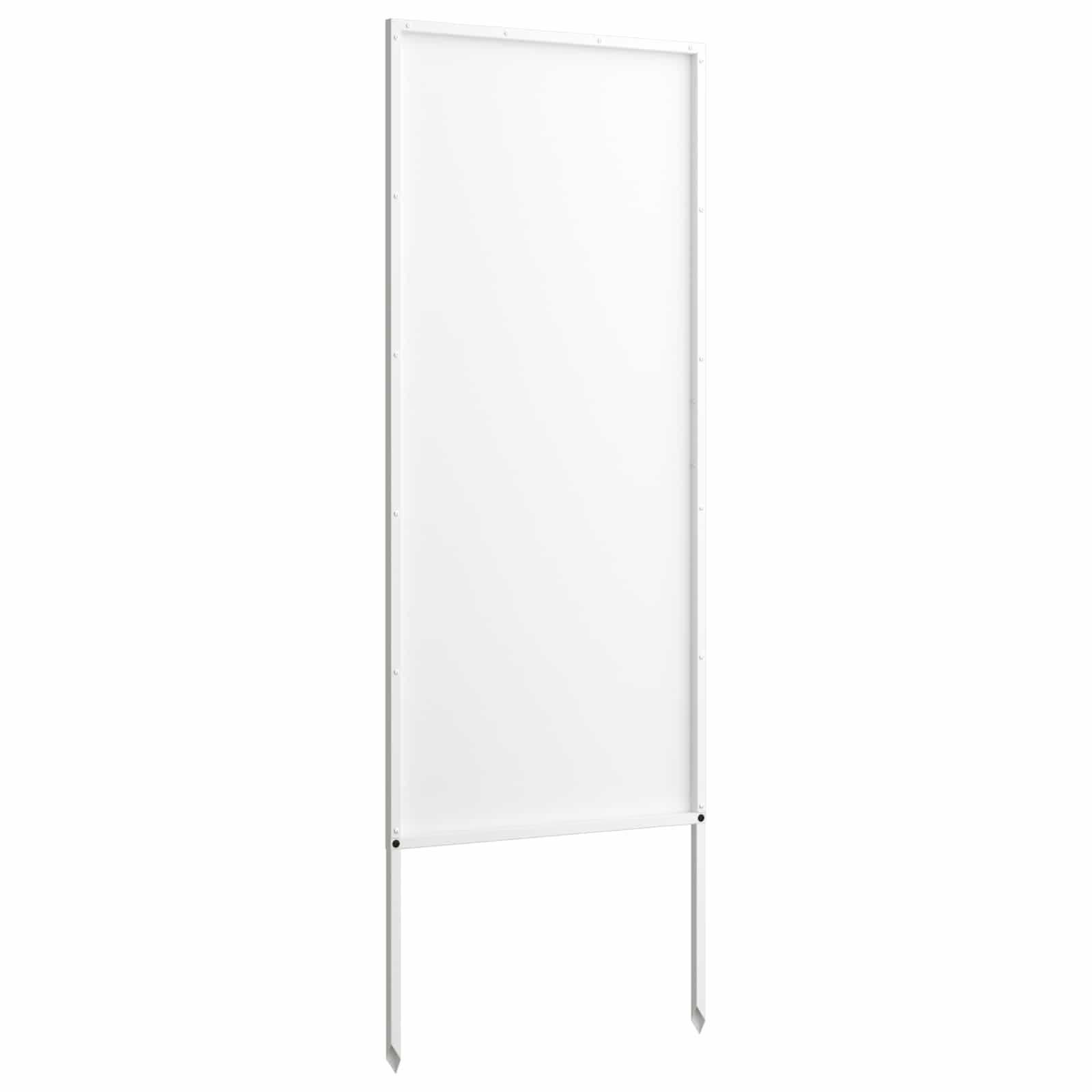 Schermo per privacy in giardino Traforo Bianco 50 x 140 cm 876288