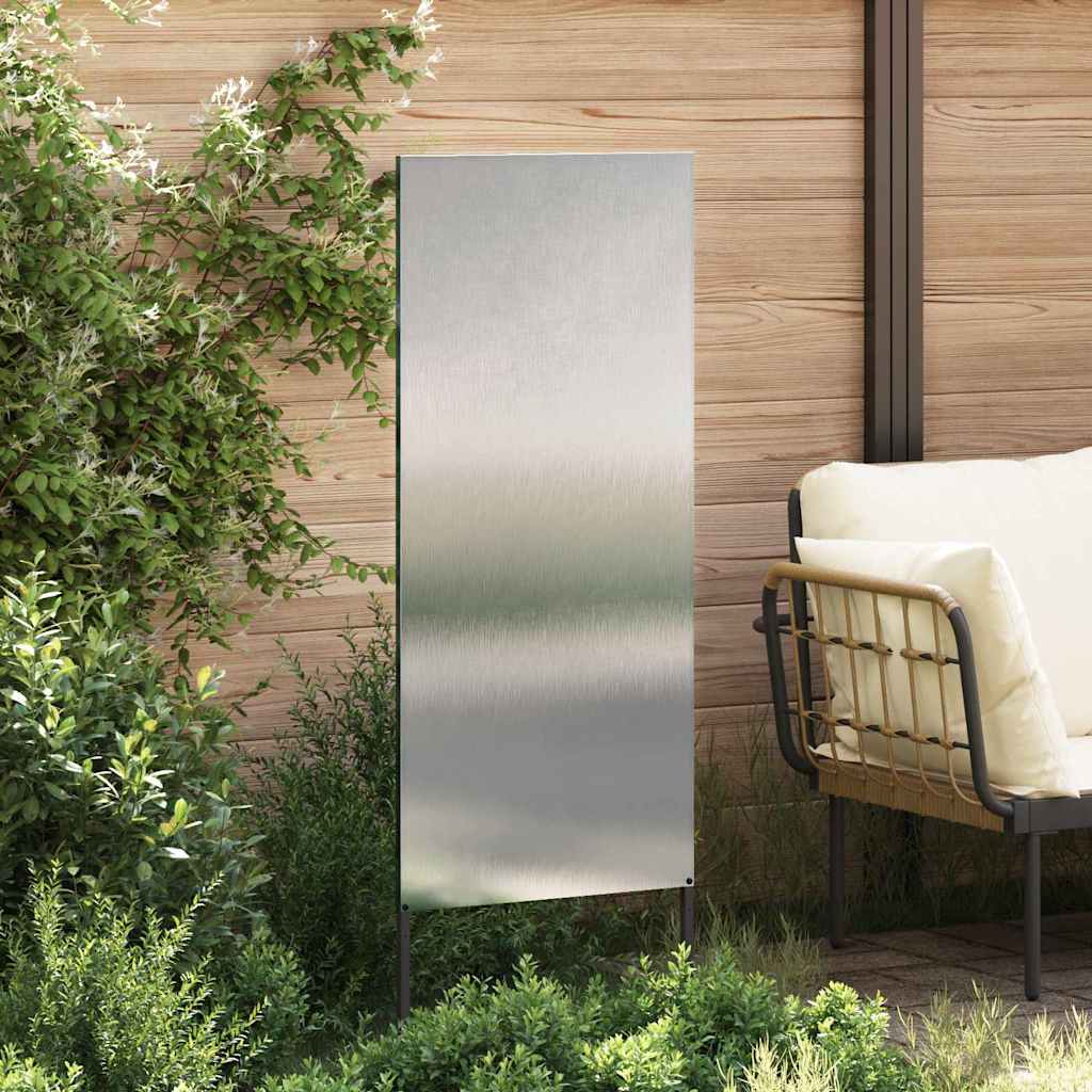 Schermo per privacy in giardino Traforo Argento 50 x 140 cm 876291