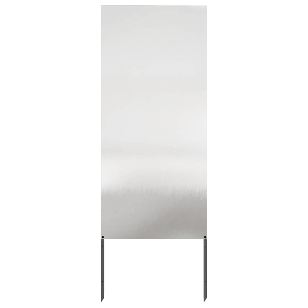 Schermo per privacy in giardino Traforo Argento 50 x 140 cm 876291