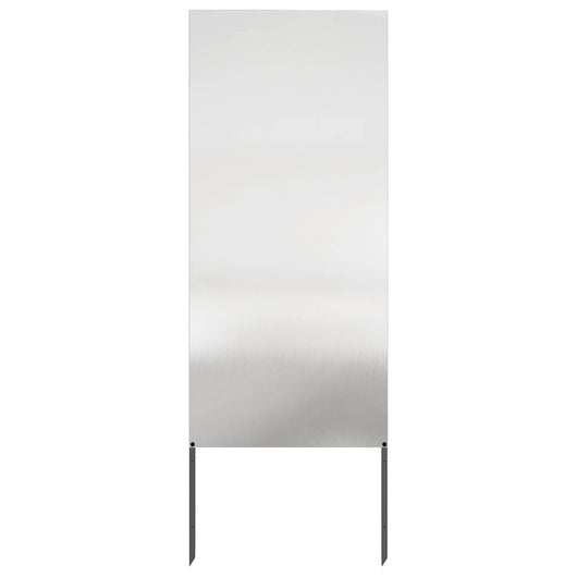 Schermo per privacy in giardino Traforo Argento 50 x 140 cm 876291