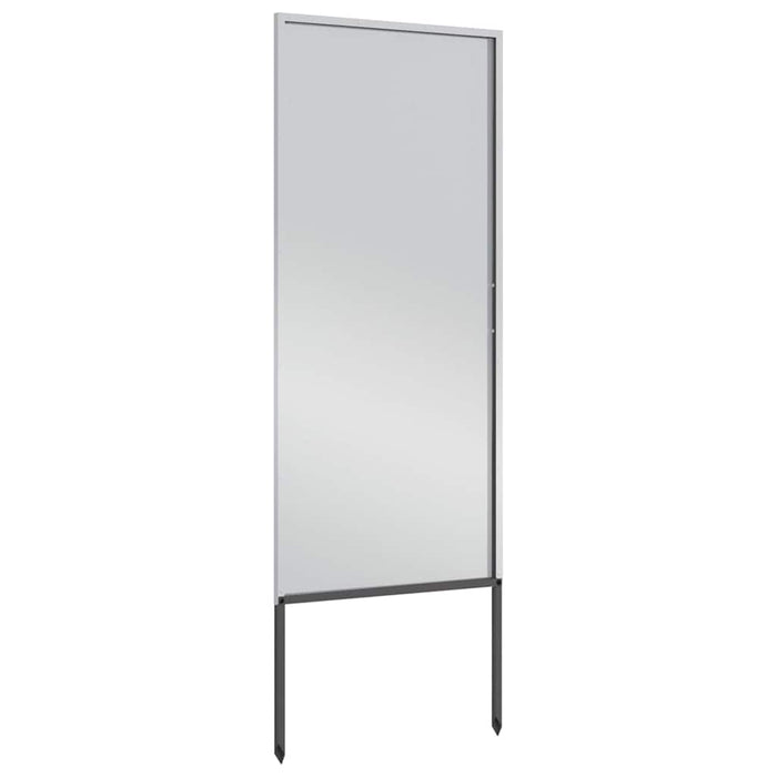 Schermo per privacy in giardino Traforo Argento 50 x 140 cm 876292