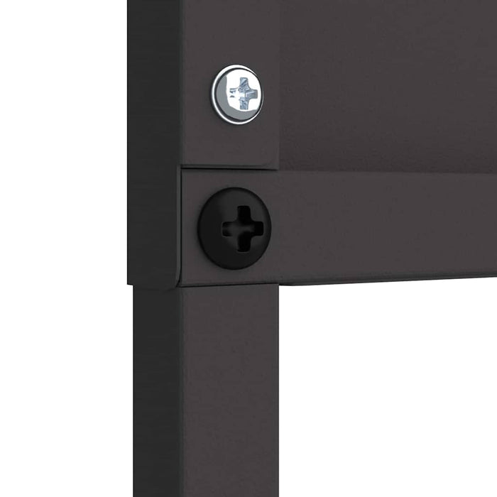 Schermo per privacy in giardino Floreale Nero 50 x 140 cm 876294