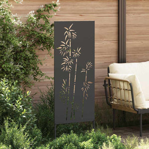 Schermo per privacy in giardino Floreale Nero 50 x 140 cm 876294