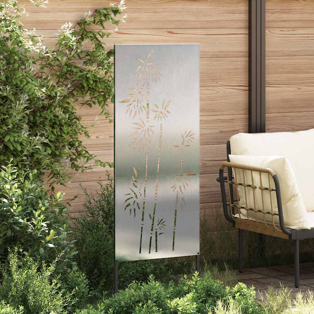 Schermo per privacy in giardino Floreale Argento 50 x 140 cm 876298