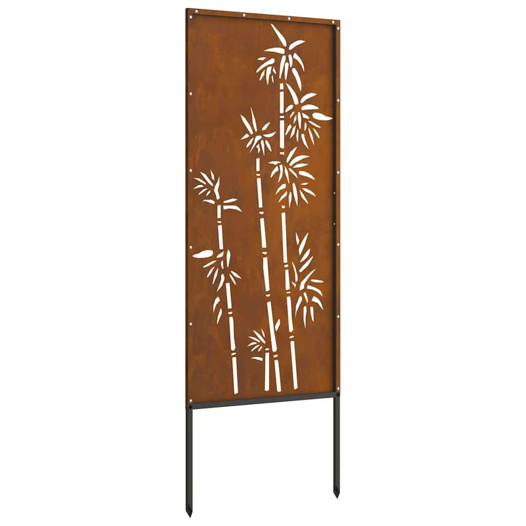 Pannello Decorativo da Giardino Ruggine 50 x 140 cm 876300