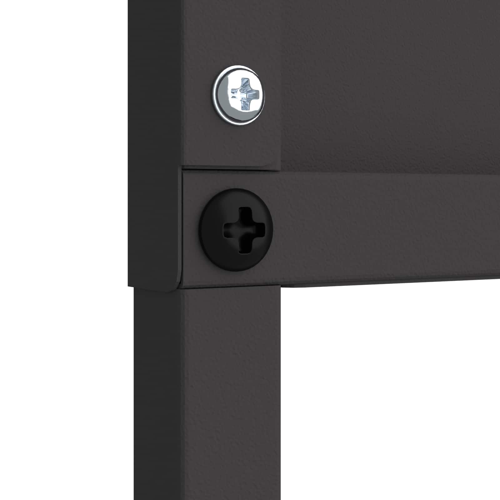 Schermo per privacy in giardino Floreale Nero 50 x 140 cm 876308