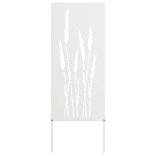 Schermo per privacy in giardino Floreale Bianco 50 x 140 cm 876309